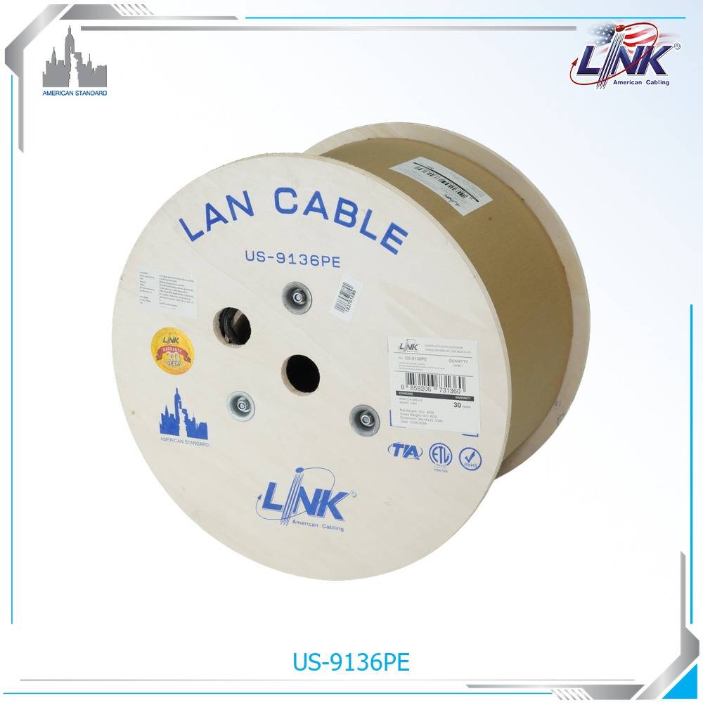 CAT 6 F/UTP ULTRA, PE OUTDOOR w/Cross Filler, 23 AWG Black 305 M./Reel in Bx. - รูปที่ 3