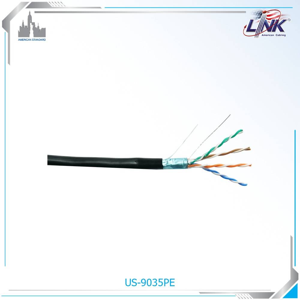 CAT 5E F/UTP PE OUTDOOR CABLE (Single Jacket Black 305 M./Pull Box - รูปที่ 3