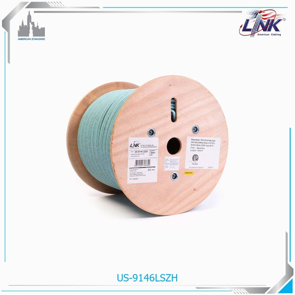 CAT 6A UTP SUPER XG ( 750 MHz ) CABLE, LSZH Aqua Blue 305 M/ROLL ( ø 8.5 mm.) - รูปที่ 2