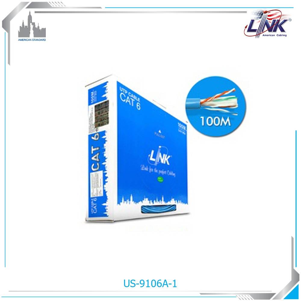 CAT 6 UTP (250 MHz) w/Cross Filler, 24 AWG, CM , UL Blue 100 M./Reelex