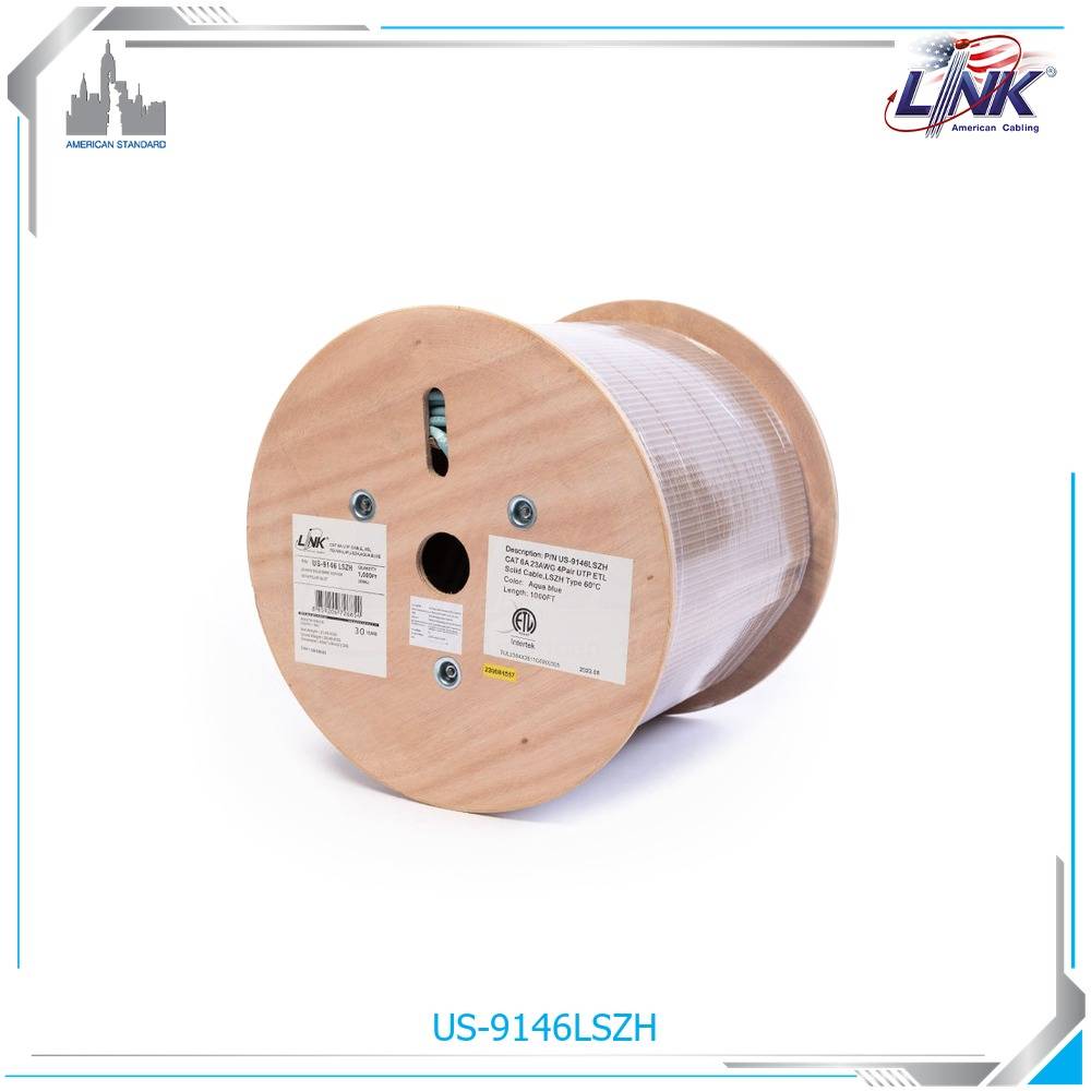 CAT 6A UTP SUPER XG ( 750 MHz ) CABLE, LSZH Aqua Blue 305 M/ROLL ( ø 8.5 mm.) - รูปที่ 3